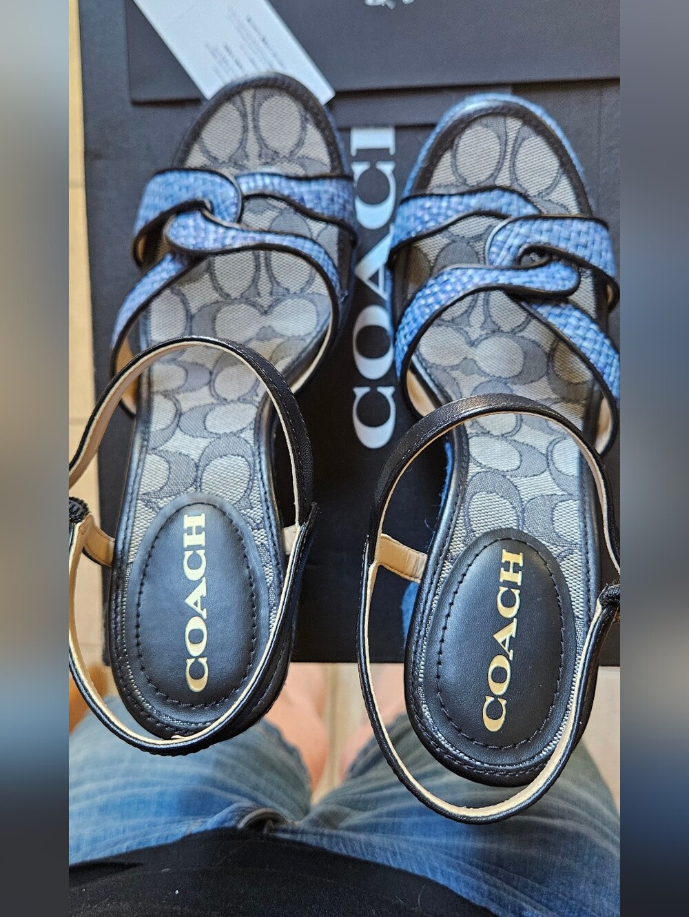 NWT Coach Talina Platform Sandals — With Box & Papers - Picture 4 of 10